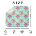 thumbnail image 4 of Pioneer Flower Floral Print Pattern Kitchen Dish Drying Mat 1 Pack, Ultra Absorbent Microfiber Drainer Mat, 16"x18", 4 of 6