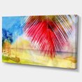 thumbnail image 3 of Design Art - Aquarelle Feuille de Palmier Rétro, 3 of 4