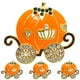 thumbnail image 5 of 4 Uds. Anillo de servilleta de carro de calabaza de Halloween, servilleteros bonitos, servilletero de Metal para fiesta de Acción de Gracias, 5 of 6