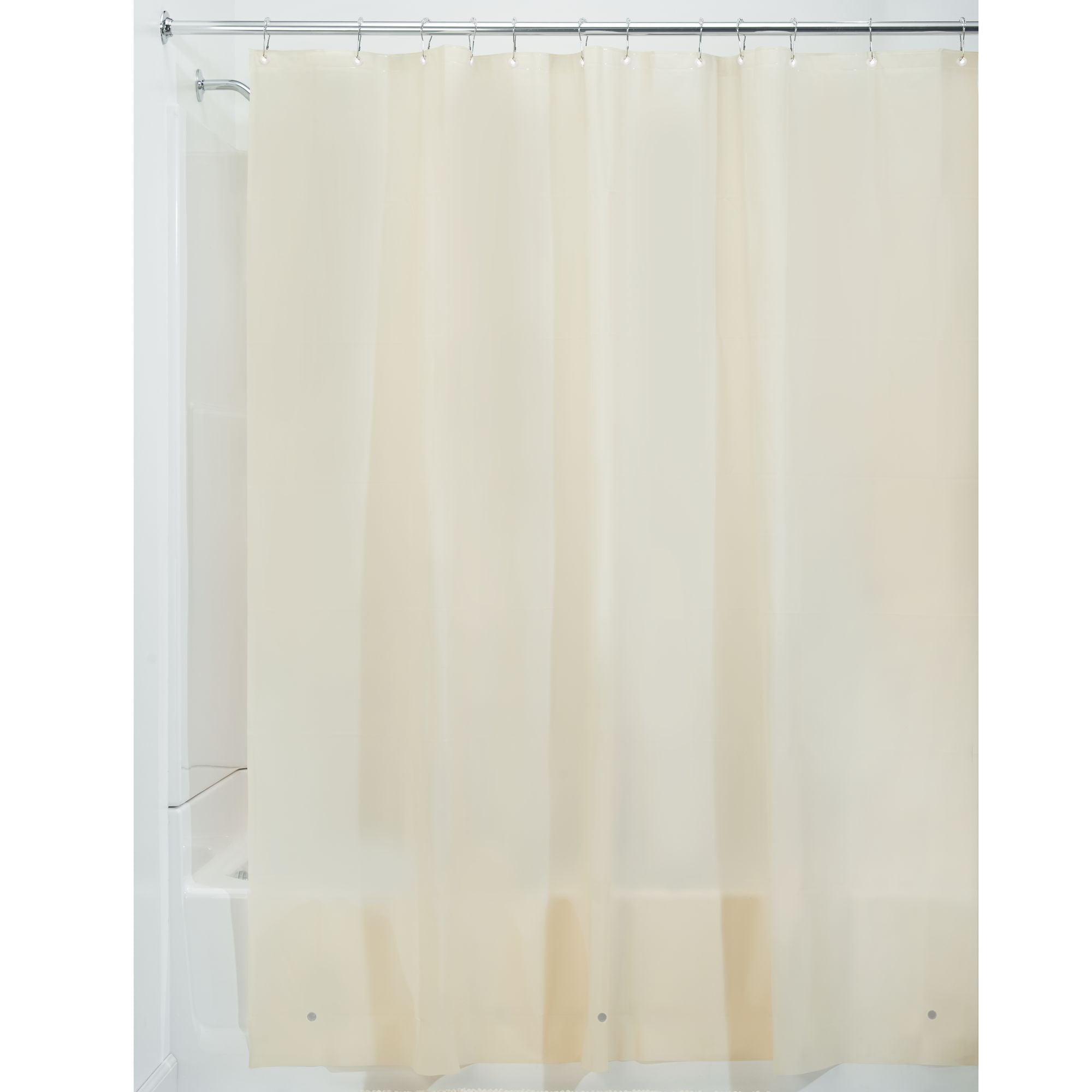 InterDesign 3.0 Liner Curtain for Shower Made of Mould-Free PEVA Navy Blue 183.0 x 183.0 cm 