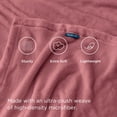 thumbnail image 4 of Manta Bedsure GentleSoft de Franela Talla Twin Rosa Polvoriento 300 GSM, 4 of 8