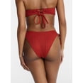 thumbnail image 4 of Hot Girl Summer by Megan Thee Stallion Women's and Women's Plus Summer Stallion Crochet Side Tie Bikini Bottoms, Sizes XS-3X, 4 of 6