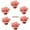 Red, variant on Ceramic Elegant Rose Flower Cabinet Knobs, 6Pcs Red Vintage Kitchen Rose Flower Drawer Knobs Pull Handles for Girl's Room Dresser Cupboard Wardrobe with the Screw (6 Pack)