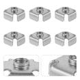 thumbnail image 2 of Miangastore Replacement Inserts Metal Silver 50Pcs 0.8In, 2 of 9