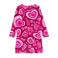 thumbnail image 3 of LOVZFMLL Robe d'Été à Manches Courtes Col Rond Couleur Unie, 3 of 4