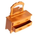 thumbnail image 3 of Tocador de maquillaje en miniatura, suministros para decoración de dormitorio y hogar, escala 1/12 1 PC, 3 of 9
