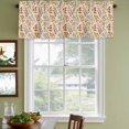 thumbnail image 3 of Fall Orange Leaves Curtain Valances for Windows, Kitchen Valance Window Treatments Panel 2 Pack, Vintage Autumn Botanical Rustic Rod Pocket Short Curtains for Bathroom Bedroom 54 x 18 Inch, 3 of 8