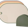 thumbnail image 3 of Tabla de cortar de plástico de doble cara para evitar resbalones, de calidad alimentaria, con base de soporte para carne y verduras, 3 uds., 3 of 5