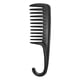 thumbnail image 1 of Peine de ducha de dientes anchos con gancho, bueno para cabello rizado, húmedo y seco, peines premium sin enredos, color negro., 1 of 8
