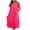 Hot Pink, variant on HomeGardon Nightgowns for Women,Summer Dresses Women's Solid Color Ice Silk Home Dress Nightdress