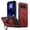 Red, variant on For Google Pixel 11 Pro XL Case With Invisible Magnetic O-Ring Stand Shockproof Phone Case,Black,For Pixel 11 Pro XL
