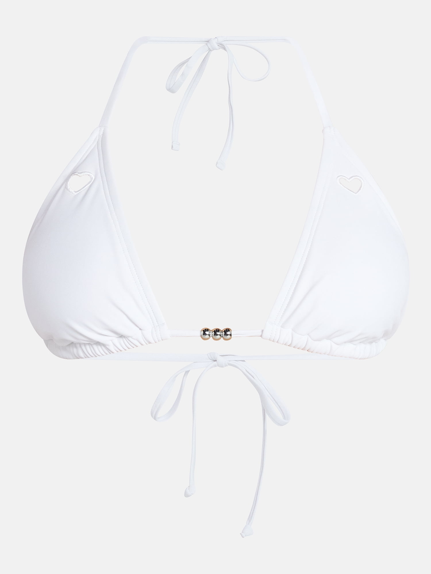 No Boundaries Stealing Hearts Triangle Bikini Top, Women's XXS-XXL