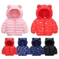 thumbnail image 6 of Beautyzll 1-5T Newborn Baby Boys Girls Winter Jacket Outwear Toddler Hooded Puffer Down Coat, 6 of 6