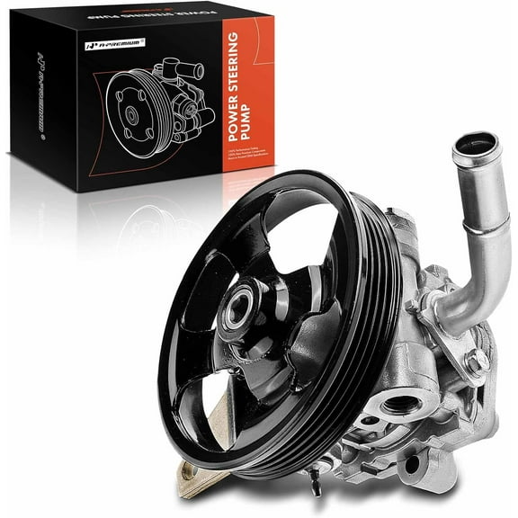A-Premium Power Steering Pump, with Pulley, Compatible with Mazda Protege 1999 2000 2001, 1.6L Gas, Replace # 21-5141, B25032600B