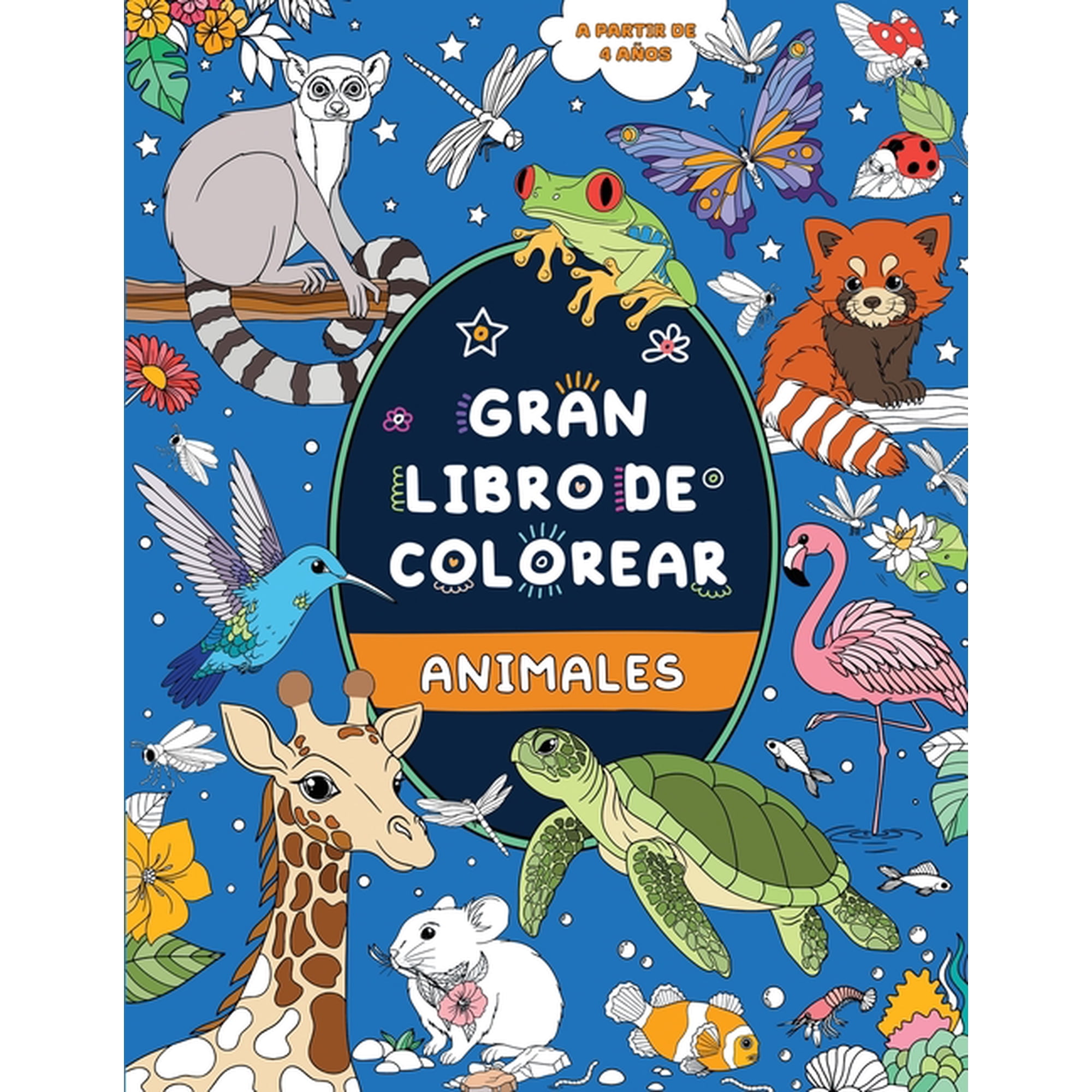 Gran libro de colorear: A partir de 4 a&Atilde;&plusmn;os (Paperback)