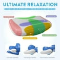 thumbnail image 2 of Memory Foam Pillow, Cervical Neck Support Pillow for Side, Back, Front Sleeper. Shoulder, Back Pain Relief, Anti Snore, 2 of 6