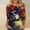 A01Multicolor, variant on Xdegoge Womens 3/4 Sleeve Tops Casual Crewneck Day Of The Dead Sugar Skull Print Loose Fit Tees for Halloween Festival Holiday Everyday Wear