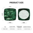 thumbnail image 5 of Rateoe Ferns Leave Green Foliage Pattern Square Couch Cushion Covers, Sofa Furniture Protector Slipcover with Bottom Tie rope, Soft Non-Slip Non-Wrinkle Non-Sticky-Six Piece, 5 of 7