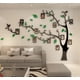 thumbnail image 1 of Foto pegatinas de pared de árboles-118-versión derecha-negro + hojas verde oscuro pequeñas Adepaton MZQ-0642-4, 1 of 6