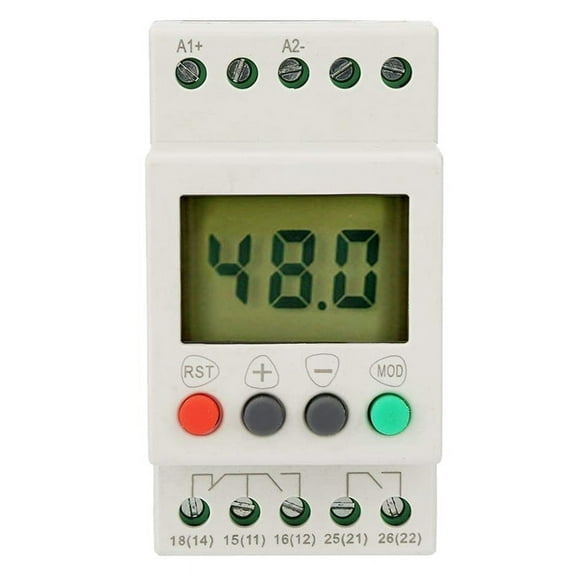 Voltage Detection Relay SVR1000 Voltage Protection Digital Single Phase Monitoring Protection Relays, 24-48V