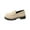 Beige, variant on Loafers for Women Flatform Chunky Penny Loafer Thick Sole Comfortable Slip on Work Office Business Casual Dress Shoes Red