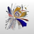 thumbnail image 3 of Bolokofsky, Ronald 12x12 Black Modern Framed Museum Art Print Titled - Interstellar IV, 3 of 5