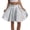 Silver, variant on Wutalume Sexy High Waisted Pleated Performance Skirt for Women, Stage Dance Skirt with Full Flare, Sequined Detail for Shows and Parties,Black L