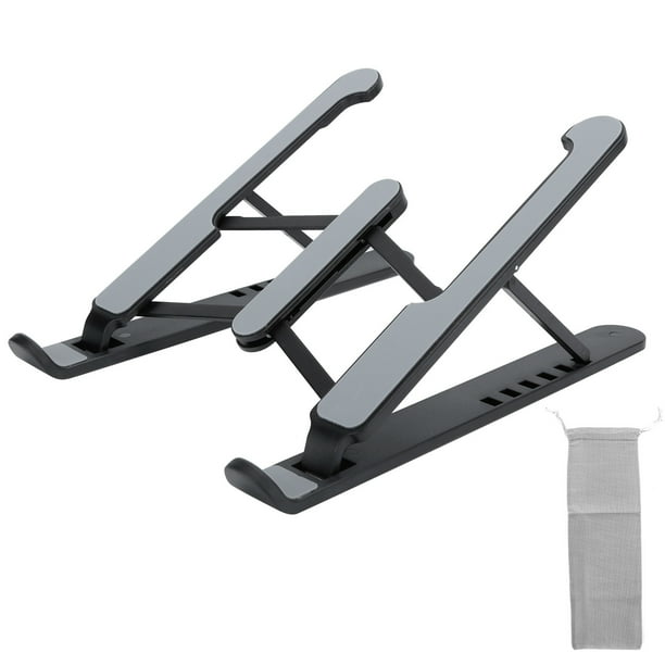 Soporte para portátil Soporte plegable multiposición Soporte de refrigeración para portátil de 1117 pulgadas Elevador de base elevador (negro)
