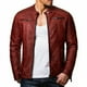 thumbnail image 2 of Chaquetas de Cuero de Imitación Para Hombres Chaqueta de Cuero Más Chaqueta de Lana Chaqueta de Motocicleta Chaqueta de Cuero Cálida Odeerbi ODB-4, 2 of 7