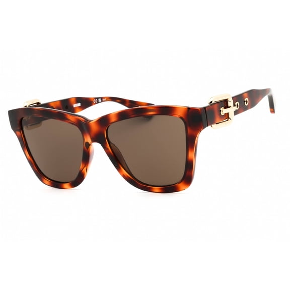 Moschino MOS131/S 0086 70 Women's Havana Plastic Frame Sunglasses