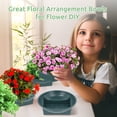 thumbnail image 3 of 12 PCS Round Floral Foam Bowls, Large Green Flower Arrangement Supplies for Wedding Christmas Party Decor, 3 of 6