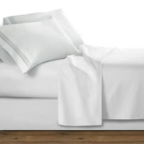 Elegant Comfort 1500 Series Wrinkle and Fade Resistant 4-Piece Bed Sheet set, Deep Pocket, HypoAllergenic - Full, White