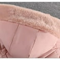 thumbnail image 4 of Baby Girls Winter Coat,Baby Girls Puffer Coat Mid-length Hooded Jacket Long Sleeve Light Winter Coats For TeenWinter Warm Outerwear Warm Thick Clothes, 4 of 9