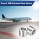 thumbnail image 5 of Uxcell 15PCS Espaciadores de Aluminio M4 4mm ID x 8mm OD x 6mm L Espaciador Metálico Redondo para Tornillos y Pernos, 5 of 6