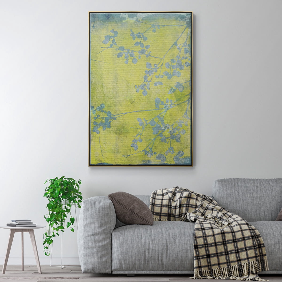 Boundless VIII Framed Premium Gallery Wrapped Canvas - Ready to Hang - 17 x 25 - Gold Floating Frame