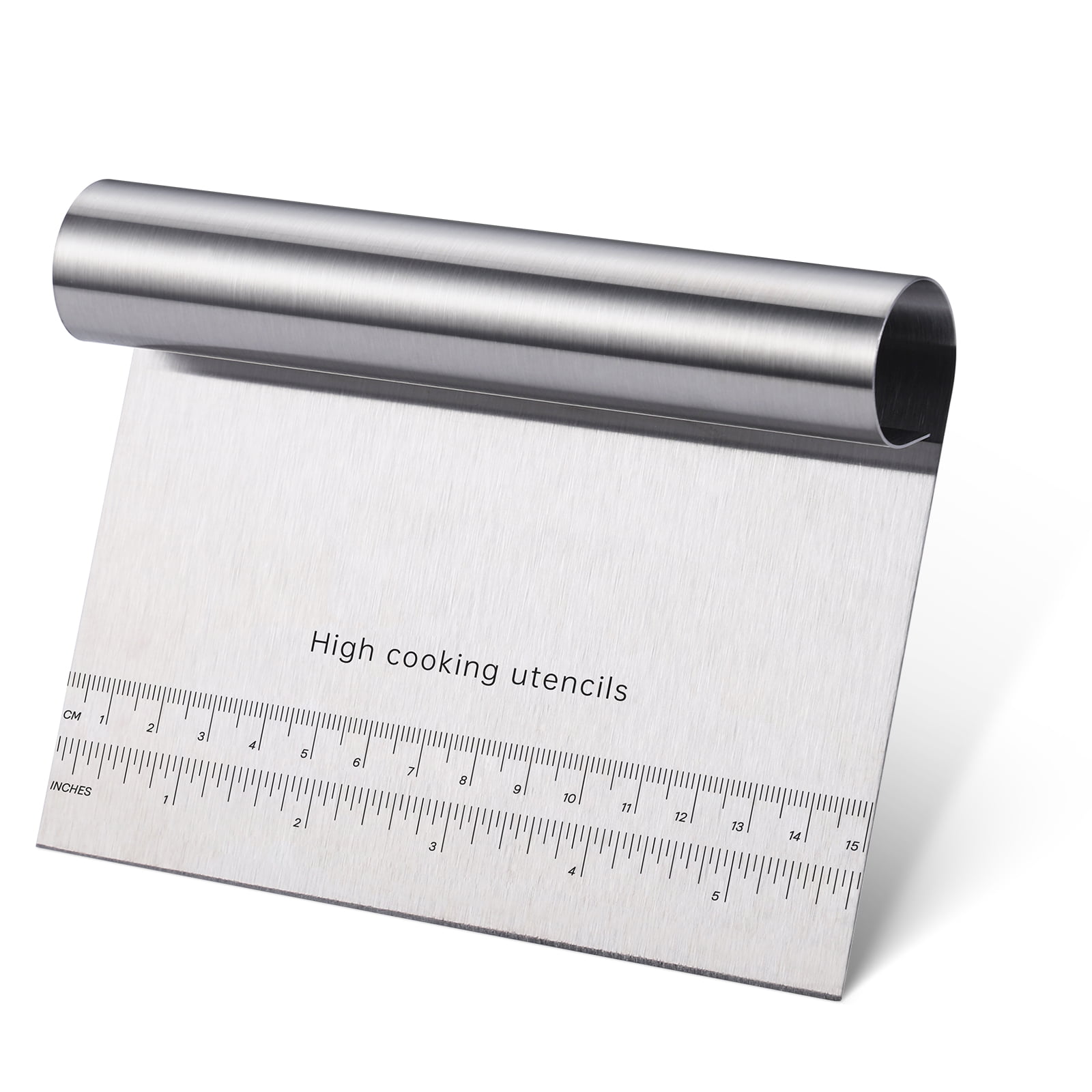 Stainless-Steel Vegetable Chopper/Scrapers Bench Measure Guide 6" x 4.75" F/S 