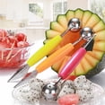 thumbnail image 5 of Double Head Fruit Watermelon Ice Cream Scoop Ball Scoop, 5 of 5
