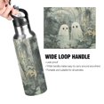 thumbnail image 4 of Yayeee 20oz Insulated Water Bottle Double Wall Stainless Steel with Flip Straw Lid, Ghosts Playing in A Garden, 4 of 7