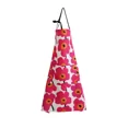 thumbnail image 4 of Waterproof Sleeveless Kitchen Apron with Nordic Flower Print - Stylish & Compact for Home Baking, Cooking, and Daily Kitchen Activities - Black Floral Design for a Fresh, Modern Home Kitchen Look, 4 of 6