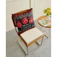 thumbnail image 4 of Waterproof Outdoor Throw Pillows with Inserts 16"x16", Red Christmas Balls Soft Decorative Pillowcases for Couch Bedroom, Winter Snowflakes Xmax Berry Plaid Pillow Covers for Sofa Living Room, 4 of 8