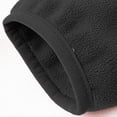 thumbnail image 5 of LEAVINGSUO Men's Zip-up Cardigan Sweatshirt Solid Color Long Sleeved Stand Up Collar Pocket Warm Jacket Black XS, 5 of 7