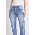 thumbnail image 3 of YMI Jeans Women's High Rise Skater Cargo Jeans, 3 of 7