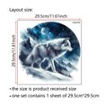 thumbnail image 4 of Adhesivo de pared Moonlit Wolf autoadhesivo de PVC, 29,5 x 29,5 cm, 4 of 4
