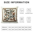 thumbnail image 5 of Hello Fall Yall Pillow Covers Fall Decor Black Buffalo Plaids Autumn Leaves Maple Trees Throw Pillow Cases Pack Outdoor Farmhouse Decorations Cushion Cover  for Thanksgiving, 5 of 5