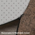 thumbnail image 5 of Tromlycs Round Chair Seat Cushion Pad 16 inch for Circle Bistro Chairs Non Slip Foam Cushion Brown, 5 of 6
