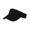 thumbnail image 2 of Girls Visor Athletic Sun Hat for Boys Adjustable Golf Visor Hat Youth Outdoor Sport Hat Tennis Hat Black One Size, 2 of 4