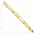 thumbnail image 3 of Auriga Fine Jewelry 14K Yellow Gold 7mm Nugget Id Bracelet 7inch for Men, 3 of 6