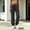 Black, variant on Olyvenn Women's Multi-Pocket Cargo Jogger Pants, Elastic Drawstring Waist, Tie Detail Streetwear Trousers Gray S