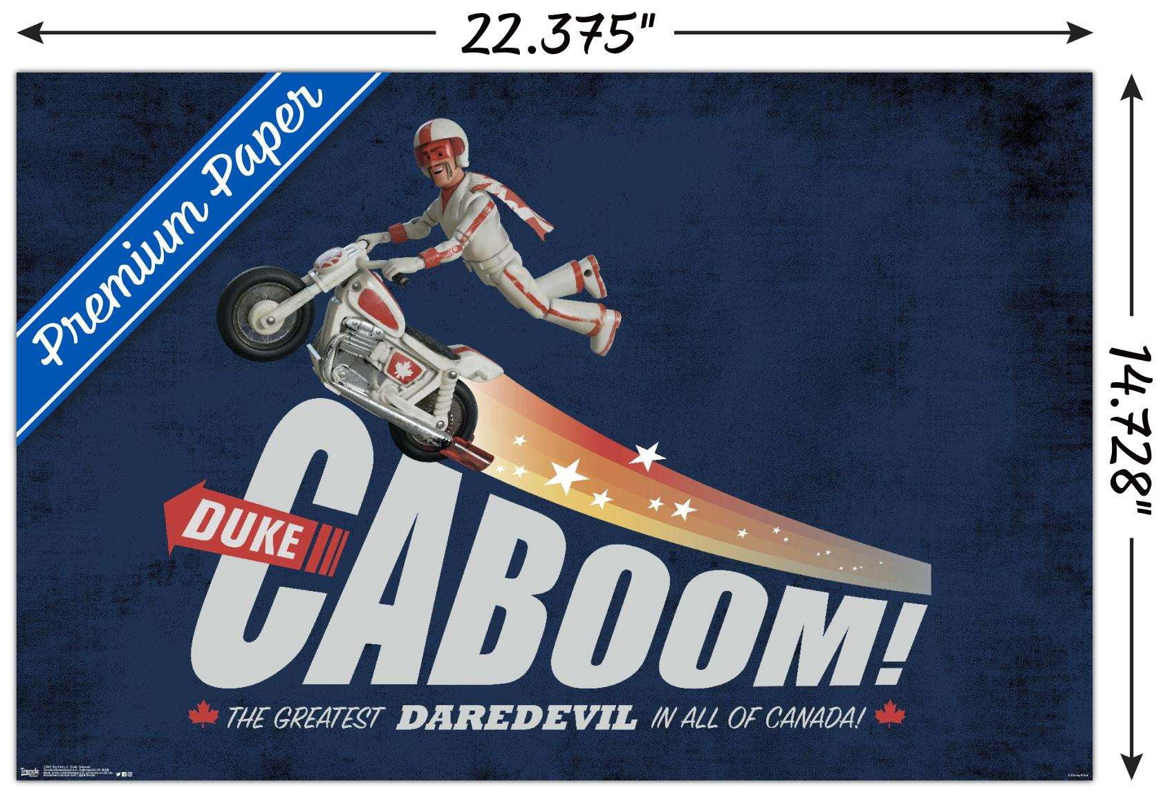 Disney Pixar Toy Story 4 - Duke Caboom Wall Poster, 14.725" x 22.375"