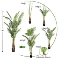 thumbnail image 2 of 4FT Artificial Palm Plants Leaves Faux Fake Tropical Large Palm Tree Leaves Imitation Leaf Artificial Plants, 2 of 5